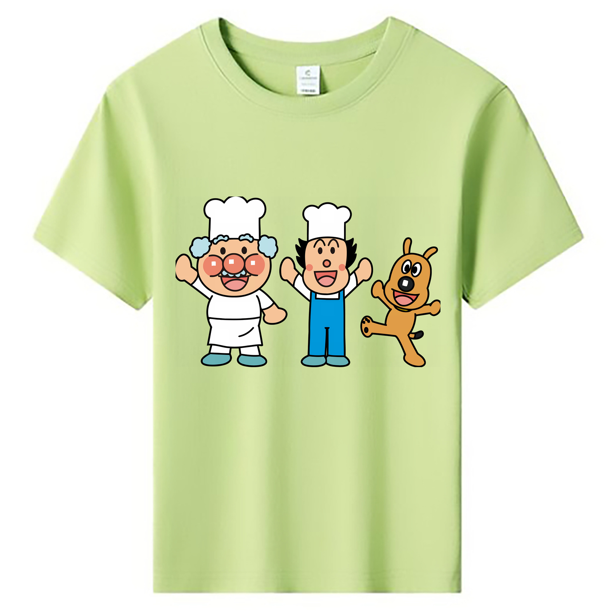 （画像用） アンパンマン Anpanman 綿100％キッズTシャツ（フロントプリント）
